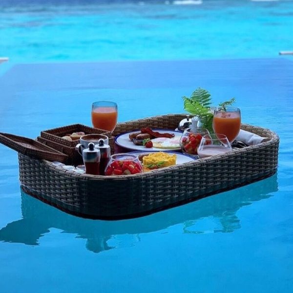 Πακέτα Μαλδίβες -Huvafen-Fushi-Floating-Breakfast- ταξίδια με τιμές